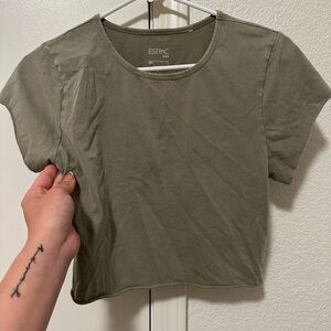 Olive Green Women's Top